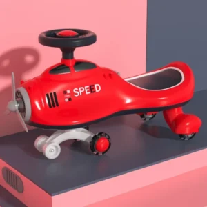 Fashiontwist Car Children Baby Toys Balance Bike Ride on Swing Cars for Baby with Music Led Wheels