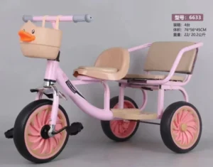 Fast Delivery Children Balance Tricycle 3 Wheels Car Tricycle for Kid Ride on Toys Metal Old Bicycle on Top of Table 1 Seat