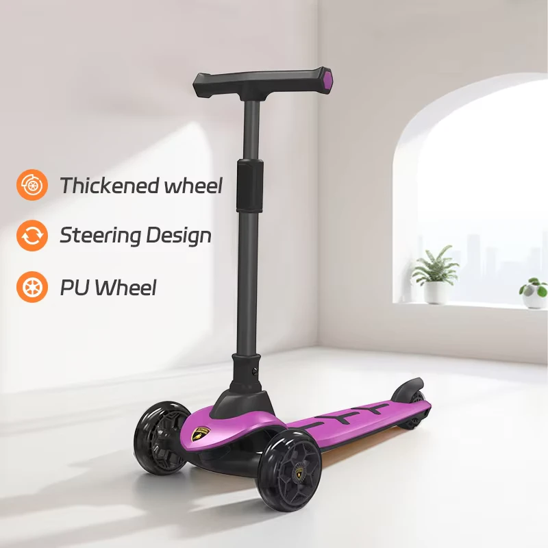 Fast Speed Foldable Self-Balancing Kick Kids Baby Scooter 3 Wheels