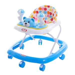 Fcatory Price Kids Learn to Walk Cartoon Musical Baby Walker with Stopper
