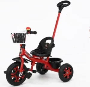 Female Singapore Foldable 2 in 1 Kids Tricycles for 1.5-4 Years Old With Push Children’s Tricycle Ride on Toys Car Safety