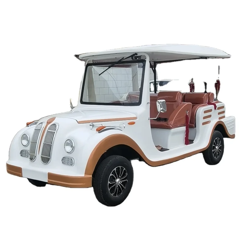 Fine Quality 5KW Motor Lithium Battery Vintage Electric Ride On Car 5 6 Seats