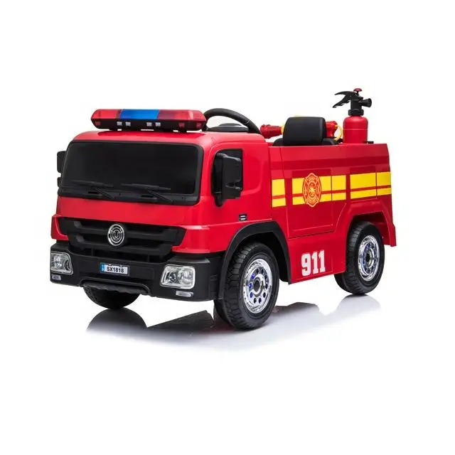 Fire Fighting Truck Ride on Kids Electric Car Ride on Toys Car for Kids to Drive