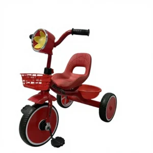 Fold able 3 Wheel Steel Baby Tricycle for 2-4 Years Old Boys Girls PP Plastic Ride