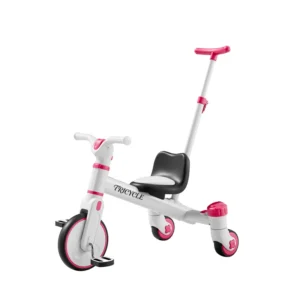 Foldable 4 in 1 Kids Tricycle Stroller and Bicycle for Children Aged 2 5 Years