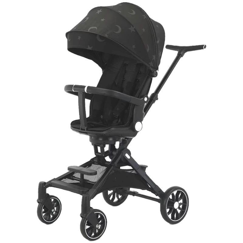 Foldable Adjustable Stroller Child Stroller Baby Pram with Swivel Seat
