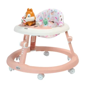 Foldable Adjustment Multi Function Anti Rollover Music Baby Walkers for Toddler