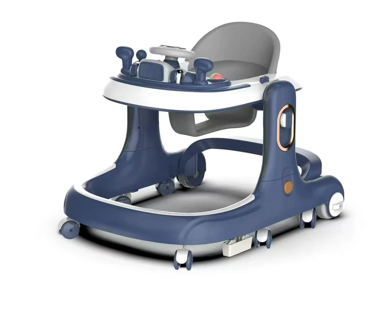 Foldable Anti O Leg Anti Tip Baby Walker Light Up Design for Infants Aged 6-18 Months