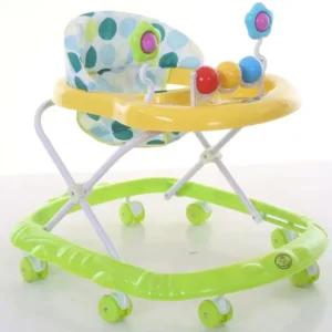 Foldable Anti Tip Sit to Stand Learning Walker with Music for Toddlers 6 Months 3 Years
