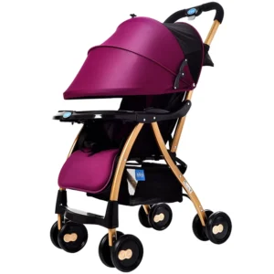 Foldable Baby Carriage Shandong Baby Stroller 3 in 1 Luxury Baby Pram Trolley with Pulling Pod
