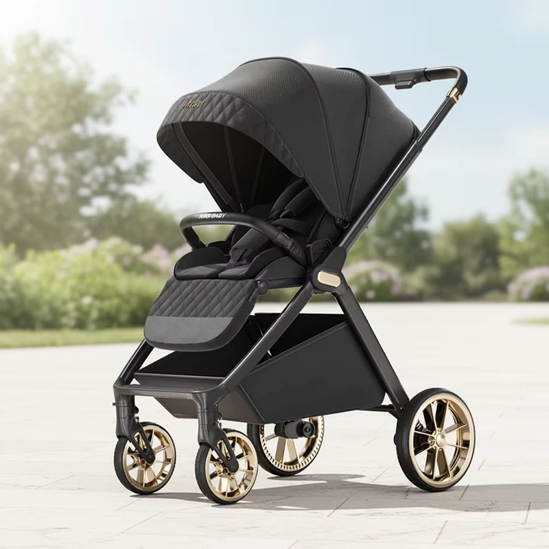 Foldable Baby Stroller Lightweight Baby Stroller Multifunctional Baby Stroller
