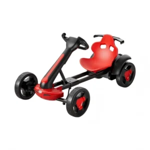 Foldable Children 4 Wheel Electric Go Kart for Kids Music Remote Control Outdoor 8KM/H Max Speed 90KG Load Capacity