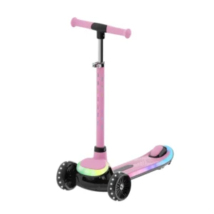 Foldable Girls Boys Kids Kick Scooter with LED Light Children’s Foot Kick Kids’ Scooters