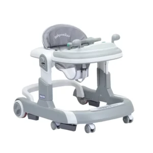 Foldable Infant Walker with 4 Height Adjustments for Babies Aged 0 24 Months to Learn How to Walk