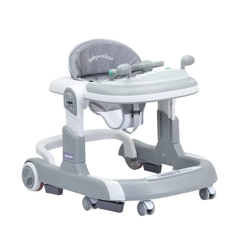 Foldable Infant Walker with 4 Height Adjustments for Babies Aged 0 24 Months to Learn How to Walk