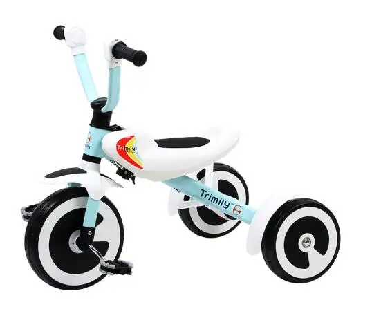 Foldable Kid Tricycle With Easy Carry Handle Quick Assembly Portable and Fun Ride On Toy for Children