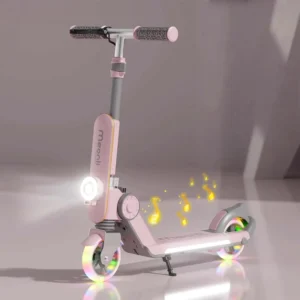 Foldable Kids Scooter for Girls 8-10 Years Old Light-Included Gift with PU Wheel Material