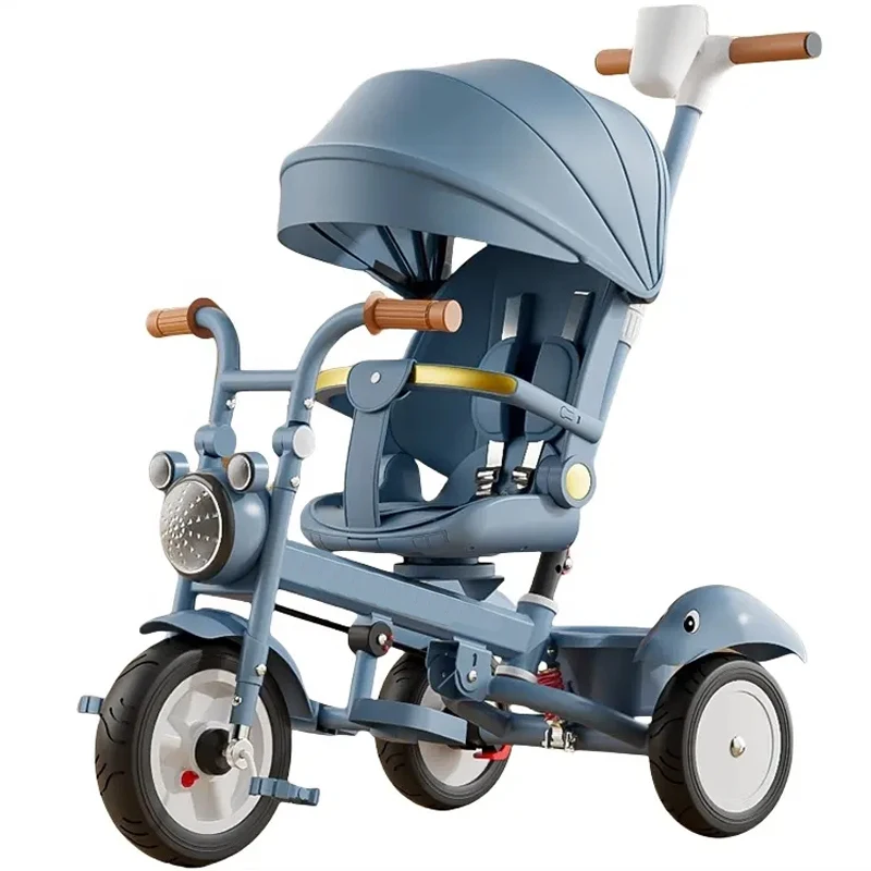 Foldable Kids Trike Toddler Tricycle 3 Wheel Kid Tricycle Baby Children Trike Baby Tricycles 4 in 1 Baby Trike for Kid 1 6 Years