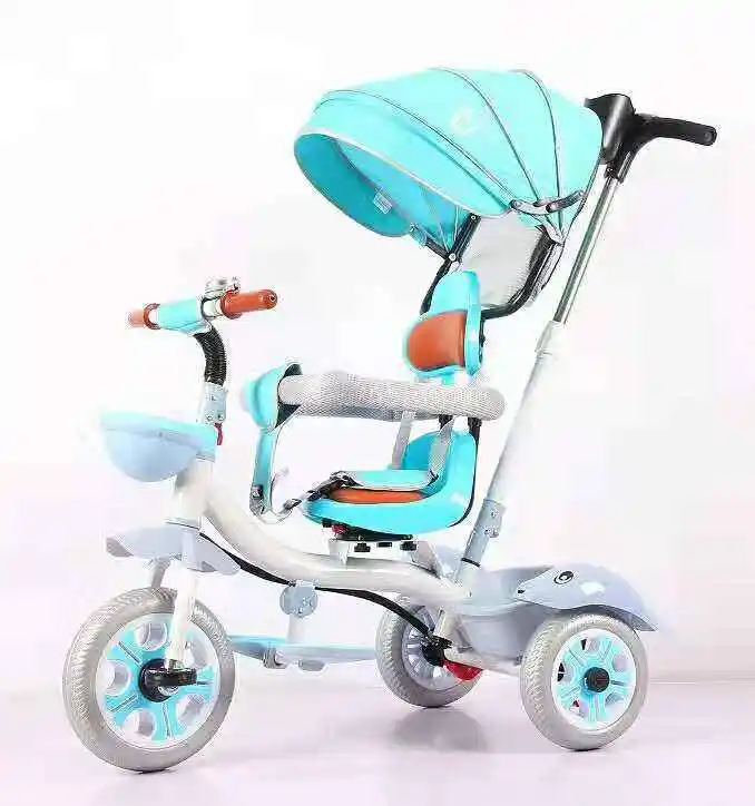Foldable Kids Trike Toddler Tricycle 3 Wheel Kid Tricycle Baby Children Trike Baby Tricycles 4 in 1 Baby Trike for Kid 1 6 Years