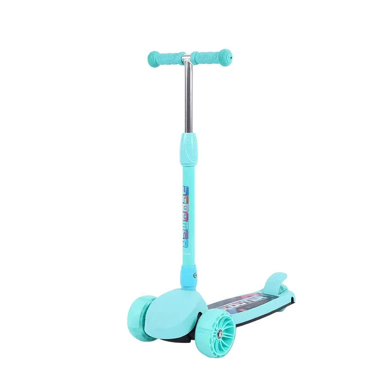 Foldable Portable Kids Scooter for Boy and Girl with PU Flashing Wheels