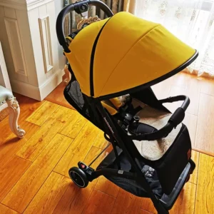 Folding Baby Pram and Pushchair Big Basket Light Baby Carriage Travel Stroller