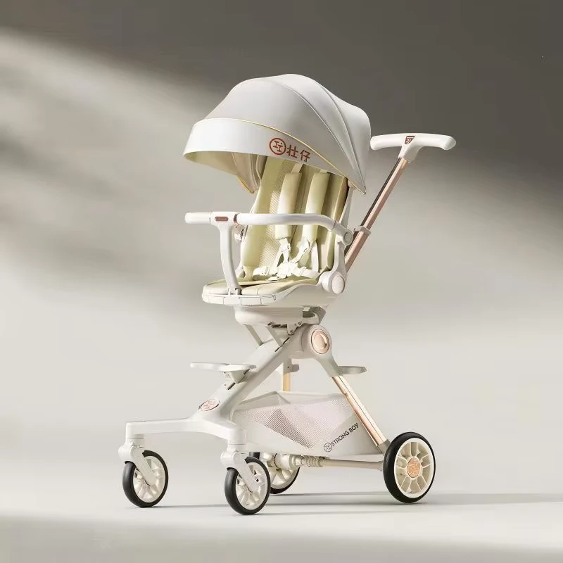 For Park & Travel Lightweight Foldable Baby Stroller 360 Rotating Seat Aluminum Alloy Frame 15kg Load Capacity Ages 0 3+ Years