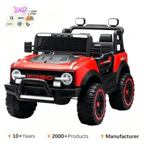 Ford Children’s Electric Off-Road Ride-On Four-Wheel Remote Control Toy for Girls & Boys Ages 1-6 Years Rechargeable Plastic
