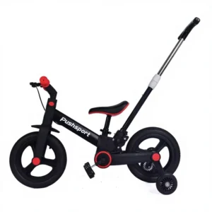 Foreign Trade Multifunctional Children’s Folding Tricycle 2 in 1 Balance Bike with Handbrake Pedals Nylon Model K8 for 3 8 Years