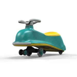 Four Front Wheel Children Driving Twist Car Toy Kids Swing Car with Storage