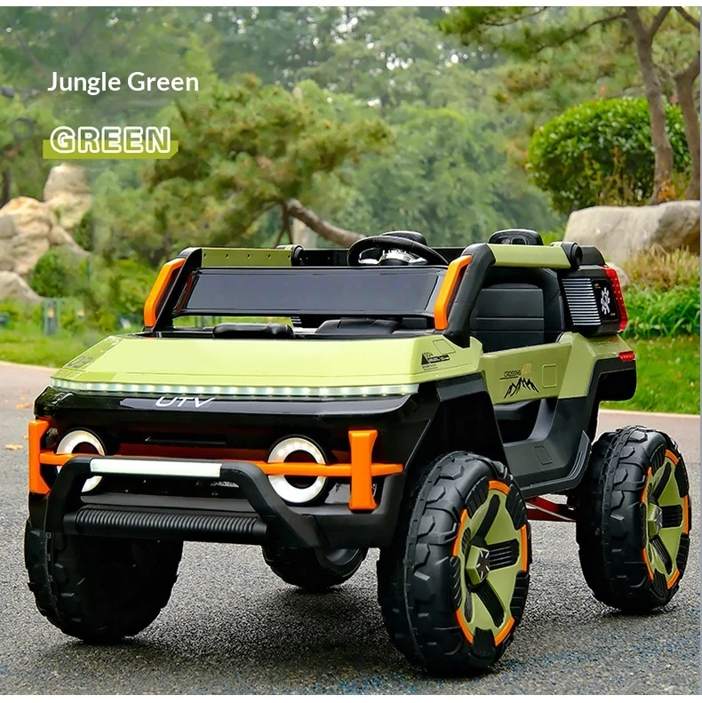 Four Wheel Electric Ride on Car for Kids Boys Girls Outdoor Play Car High Speed off Road Racing Car Toy Gift