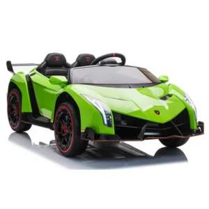 Four Wheel Electric Ride on Toy Car with 12V7AH Battery and Remote Control for 2-4 & 5-7 Year Olds