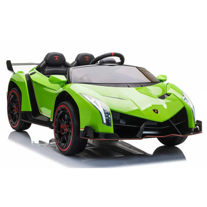Four Wheel Electric Ride on Toy Car with 12V7AH Battery and Remote Control for 2-4 & 5-7 Year Olds
