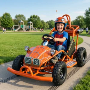 Four Wheel High Quality Steel Electric Racing Go Kart 48V500W All Terrain Vehicle Off road Outdoor CE Certified for Children