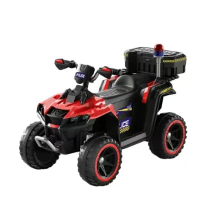Four Wheel Off-road Ride-on Car with Educational Features Battery Powered Plastic Construction for 2 to 4 Years Old