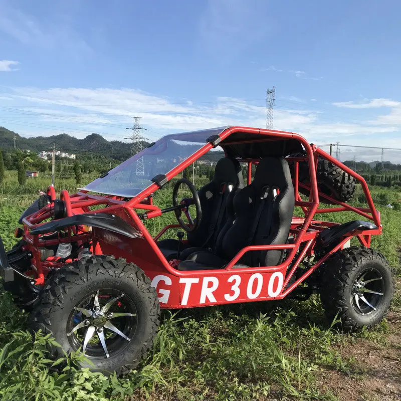 Four Wheel Two Seater Kart Adult Gasoline Mountain Off-road Vehicle All Terrain Beach Axle Transmission