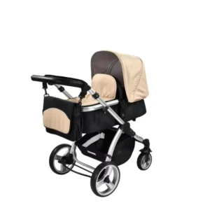 Four Wheels Baby Stroller Multi Function Baby Pram 3 in 1 Baby Strollers with 5 Point Safety Harness Stroller