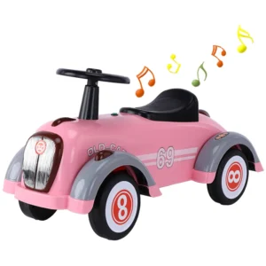 Four Wheels Children Driving Baby Push Sliding Car Ride On Toys Car for Kids Swing Car With Lights and Music