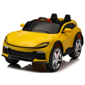 Four Wheels Electric Off Road Vehicle Children’s Remote Control Ride On Toy Car for Boys Girls Featuring Swing Stroller