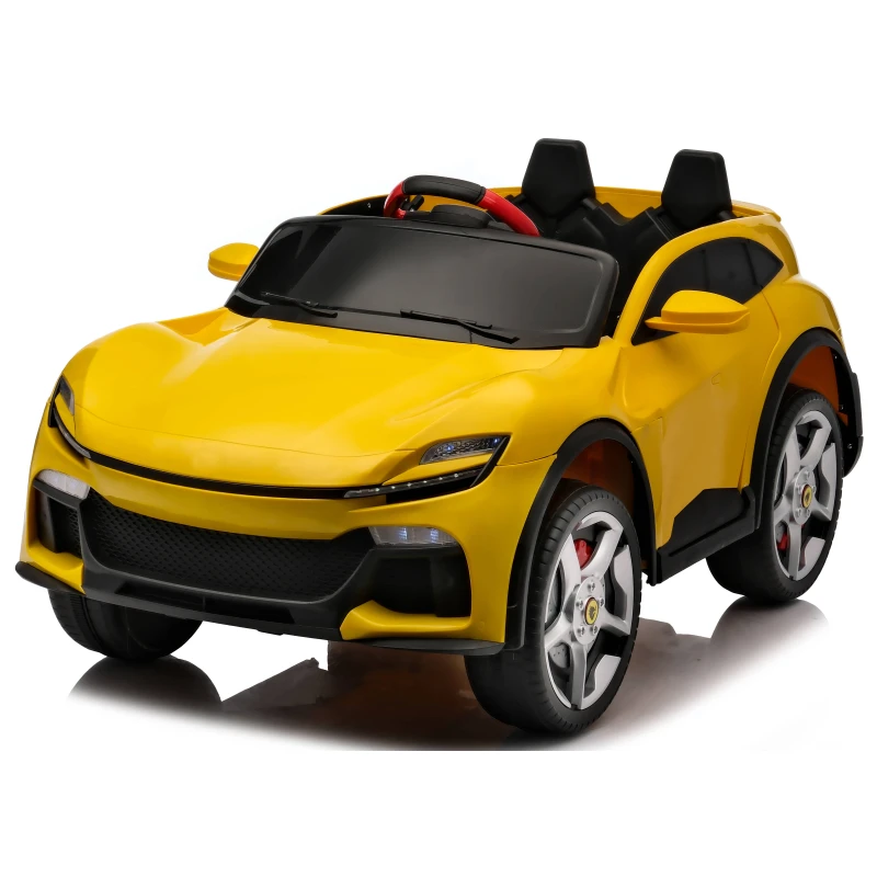 Four Wheels Electric Off Road Vehicle Children's Remote Control Ride On Toy Car for Boys Girls Featuring Swing Stroller
