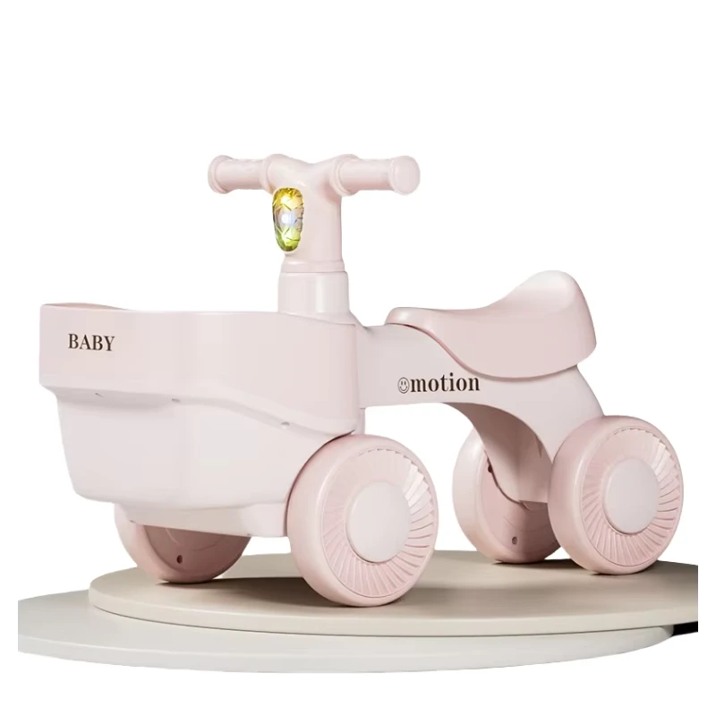 Four wheel Car With Music Light fashion Kids Learning to Walk Baby Balance Car ride on Car Baby