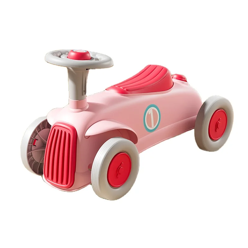 Four wheeled Children's Twister Scooter Scooter Baby Walker with Horns