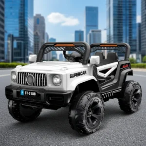 Front Rear Disc Brake Automatic Braking Safety Feature CE EN71 Compliance Hardened PP Plastic Kids Battery Ride on Car