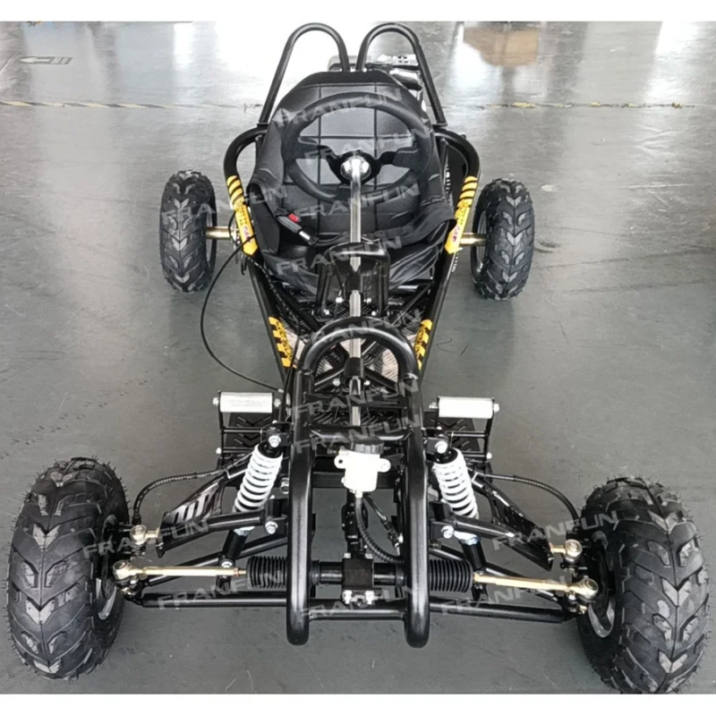 Full Suspension Entertainment Karting 270CC 9HP 4 Stroke Wet Clutch Transmission Go Kart for Adults