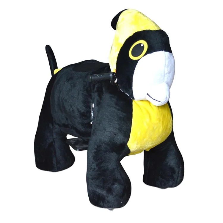 GM59 Battery Operated for on Toy Barking Animal Scooter with 2 Seats for Children