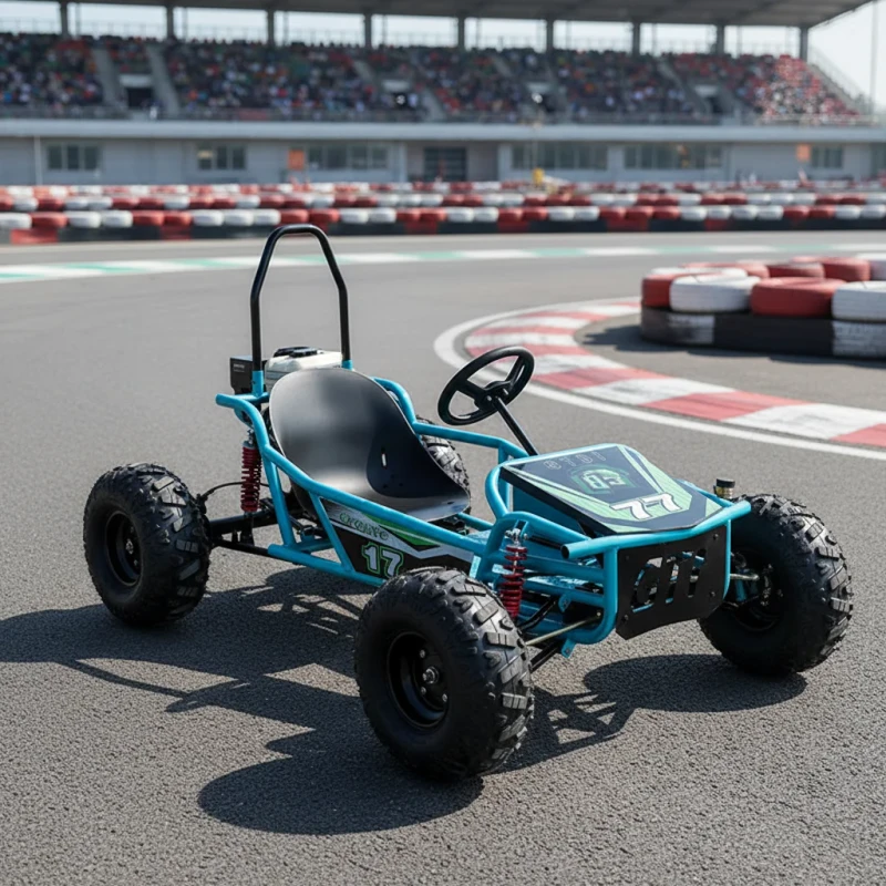 Gas Pedal Racing Hydraulic Brake Outdoor Go Kart Rent Drift 4 Stroke Chain Drive 212CC Engine 70km/h