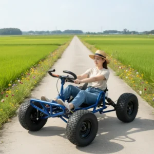 Gasoline 4 Stroke 4×4 Utility Buggy Terrain Go Drift Kart 150kg Max Load Outdoor Farm Forestry Off Road Go Kart Transport