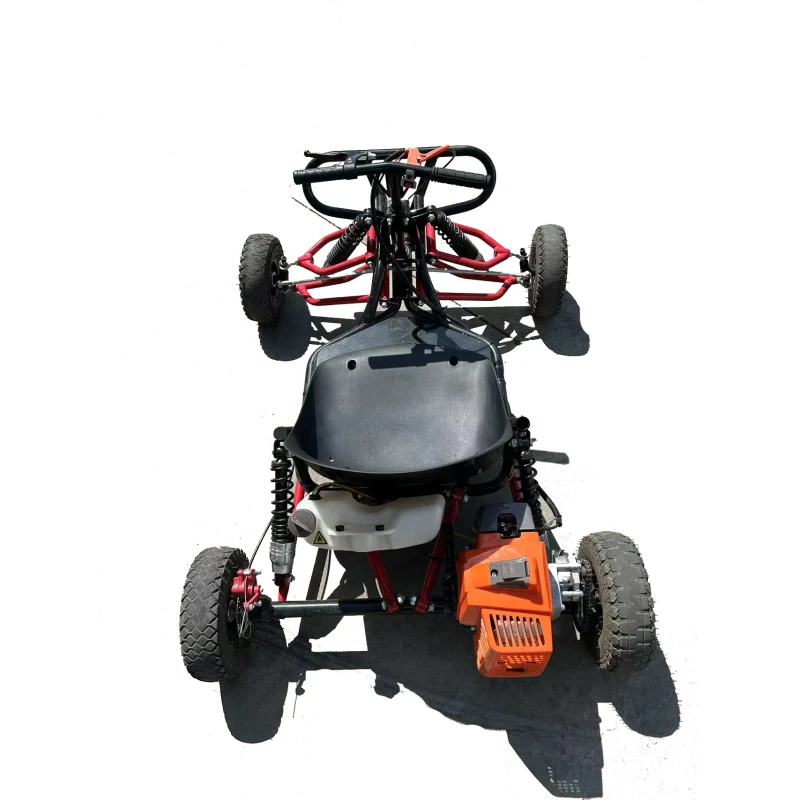 Gasoline Go kart for Adults/kids Playing in Woodland Sandy Meadows