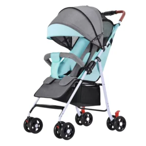 German Light Push Portable Travel Folding Baby Stroller 3 in 1 Folding Baby Stroller