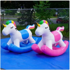Giant Inflatable Unicorn Ride Kids Bounce & Ride Toy for Parties and Amusement Parks