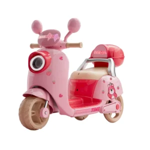 Girl Kids Electric Motorcycle Baby Motor 12V Battery Operated Toy Trike Ride on Car Toy